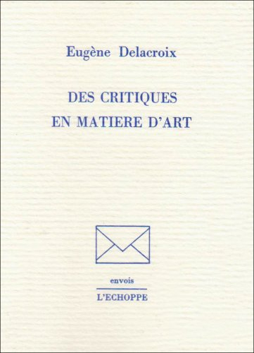 Des critiques en matière d'art