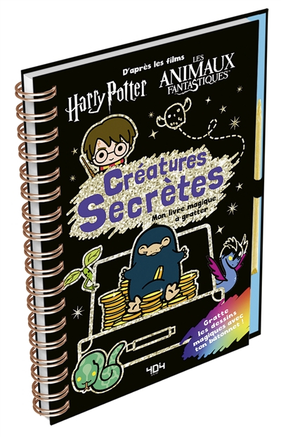 Créatures secrètes : d'après les films Harry Potter, Les animaux fantastiques : mon livre magique à 