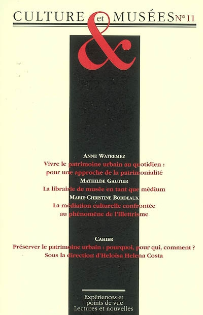 Culture & musées, n° 11