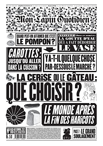 Mon lapin quotidien, n° 18. La cerise ou le gâteau : que choisir ?