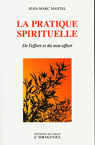La pratique spirituelle : de l'effort et du non-effort