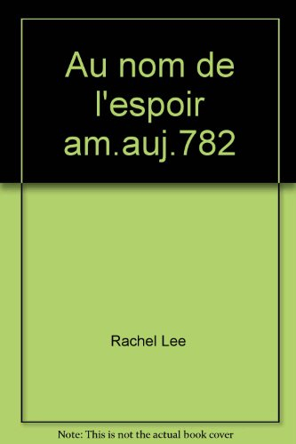 Au nom de l'espoir