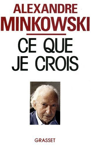 Ce que je crois