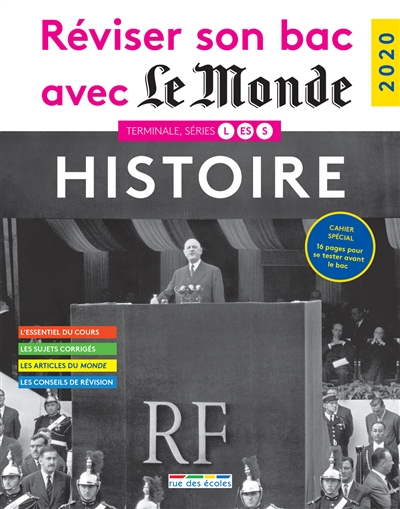 Histoire terminale séries L, ES, S