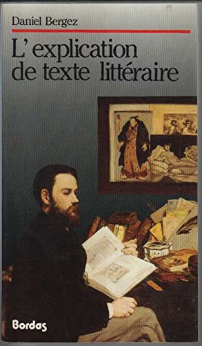l'explication de texte littéraire