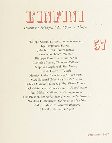 l'infini, numéro 57