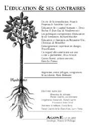 Agone, n° 29-30. L'éducation et ses contraires