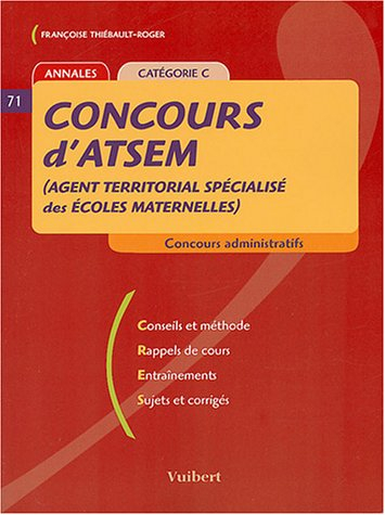 concours d'atsem (agent territorial spécialisé des ecoles maternelles) : catégorie c