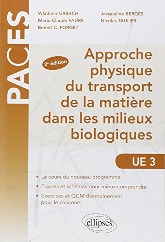 Approche physique du transport de la matière dans les milieux biologiques : UE 3