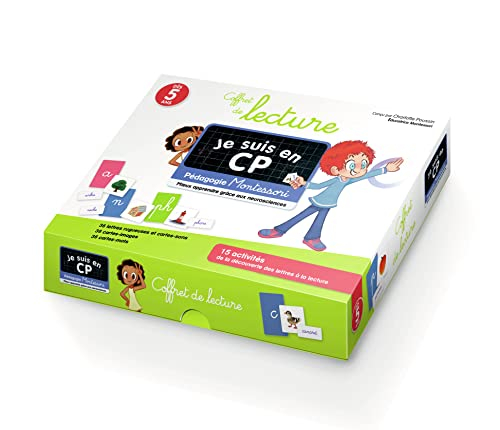 Je suis en CP : coffret de lecture, dès 5 ans : pédagogie Montessori, mieux apprendre grâce aux neur
