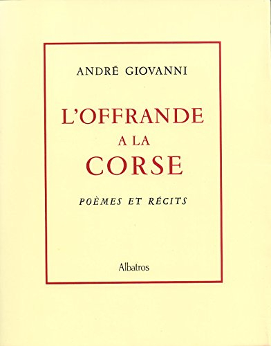 offrande à la corse