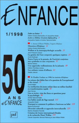 Enfance, n° 52. 50 ans d'enfance