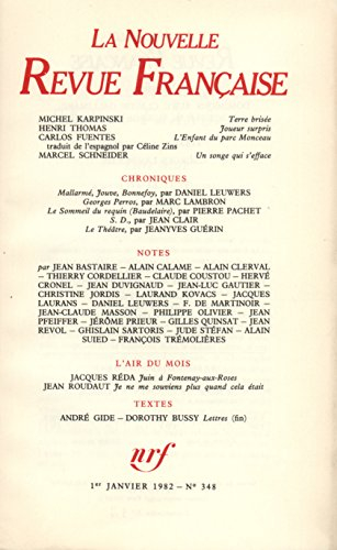 la n.r.f., numéro 348