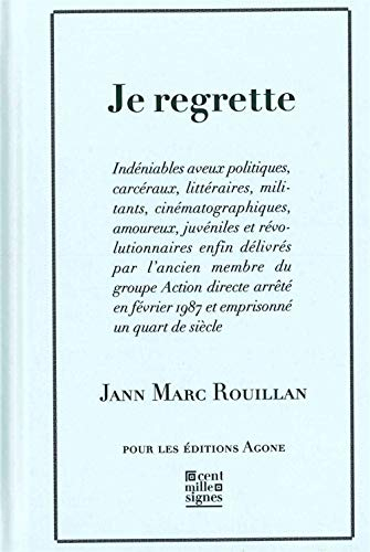 Je regrette
