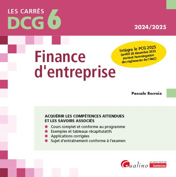 Finance d'entreprise : DCG 6