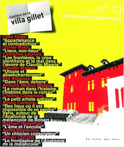Cahiers de la villa Gillet (Les), n° 13. Littératures européennes