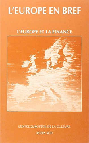 L'Europe et la finance