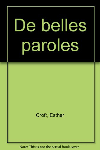 De belles paroles