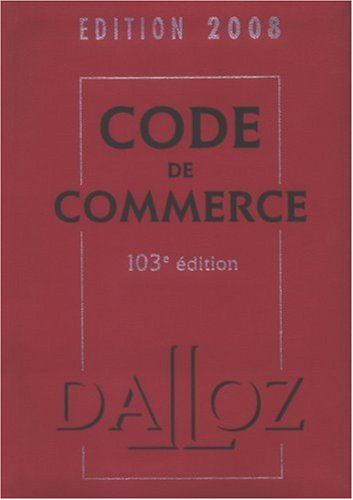 Code de commerce 2008
