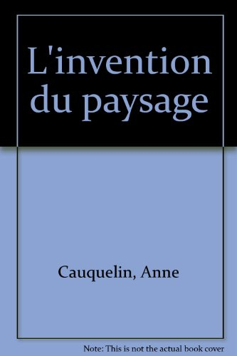 l' invention du paysage