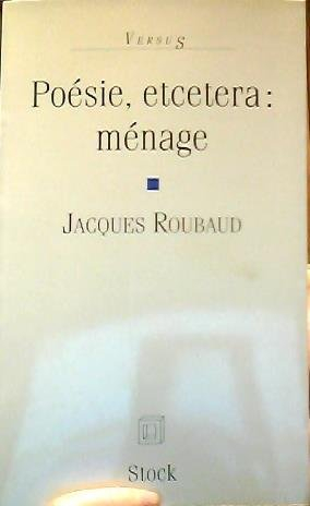 Poésie etcetera, ménage