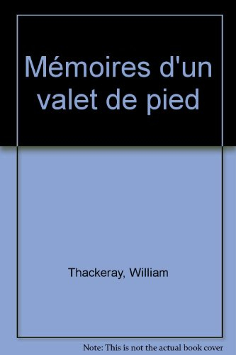 Mémoires d'un valet de pied