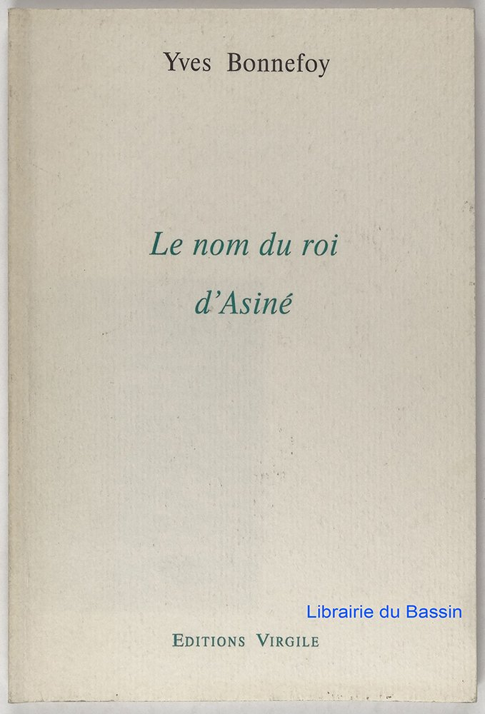 Le nom du roi d'Asiné