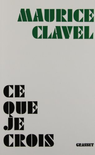 Ce que je crois