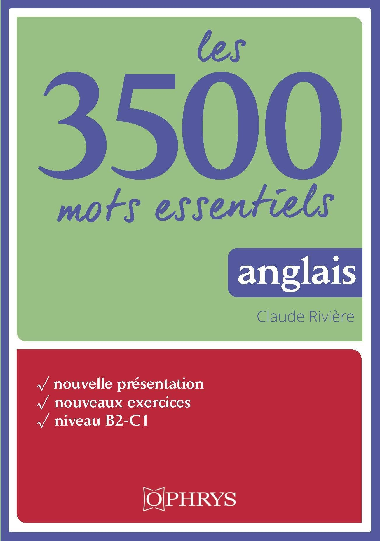Les 3.500 mots essentiels : anglais
