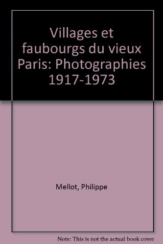 villages et faubourgs de paris