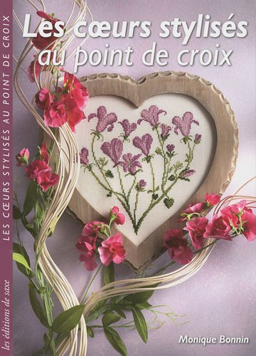 Les coeurs stylisés au point de croix