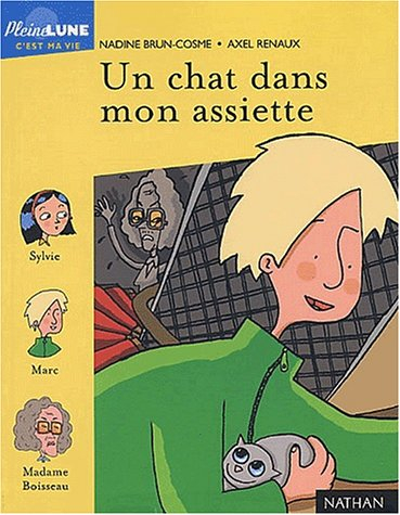 Un chat dans mon assiette