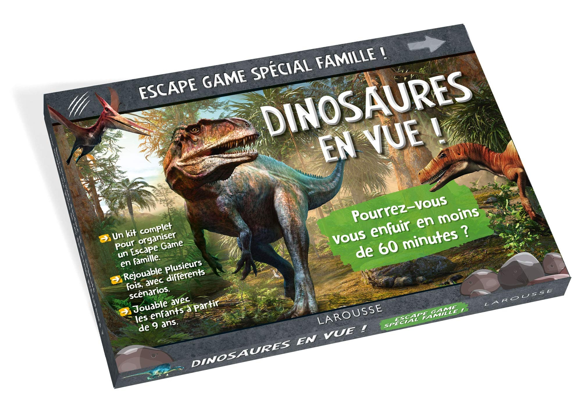 Dinosaures en vue ! : escape game spécial famille !