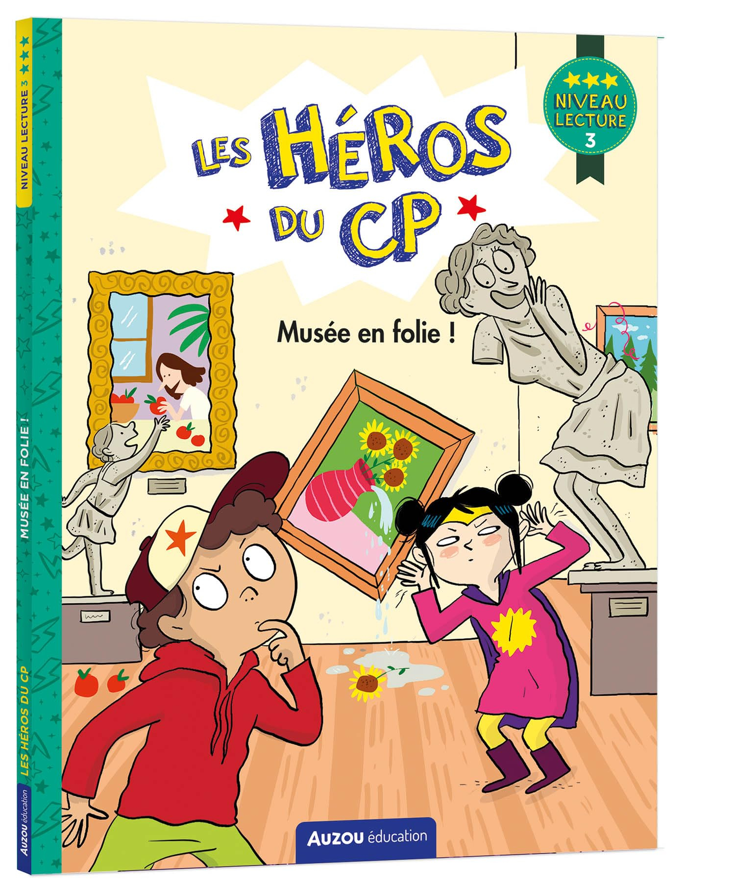 Les héros du CP. Musée en folie ! : niveau lecture 3
