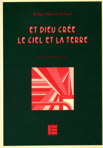 et dieu créer ciel et terre