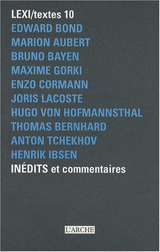 Lexi-textes : inédits et commentaires. Vol. 10