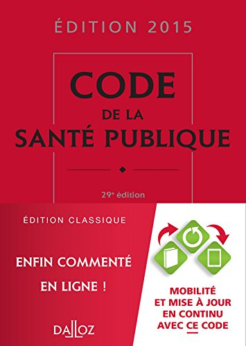 Code de la santé publique 2015