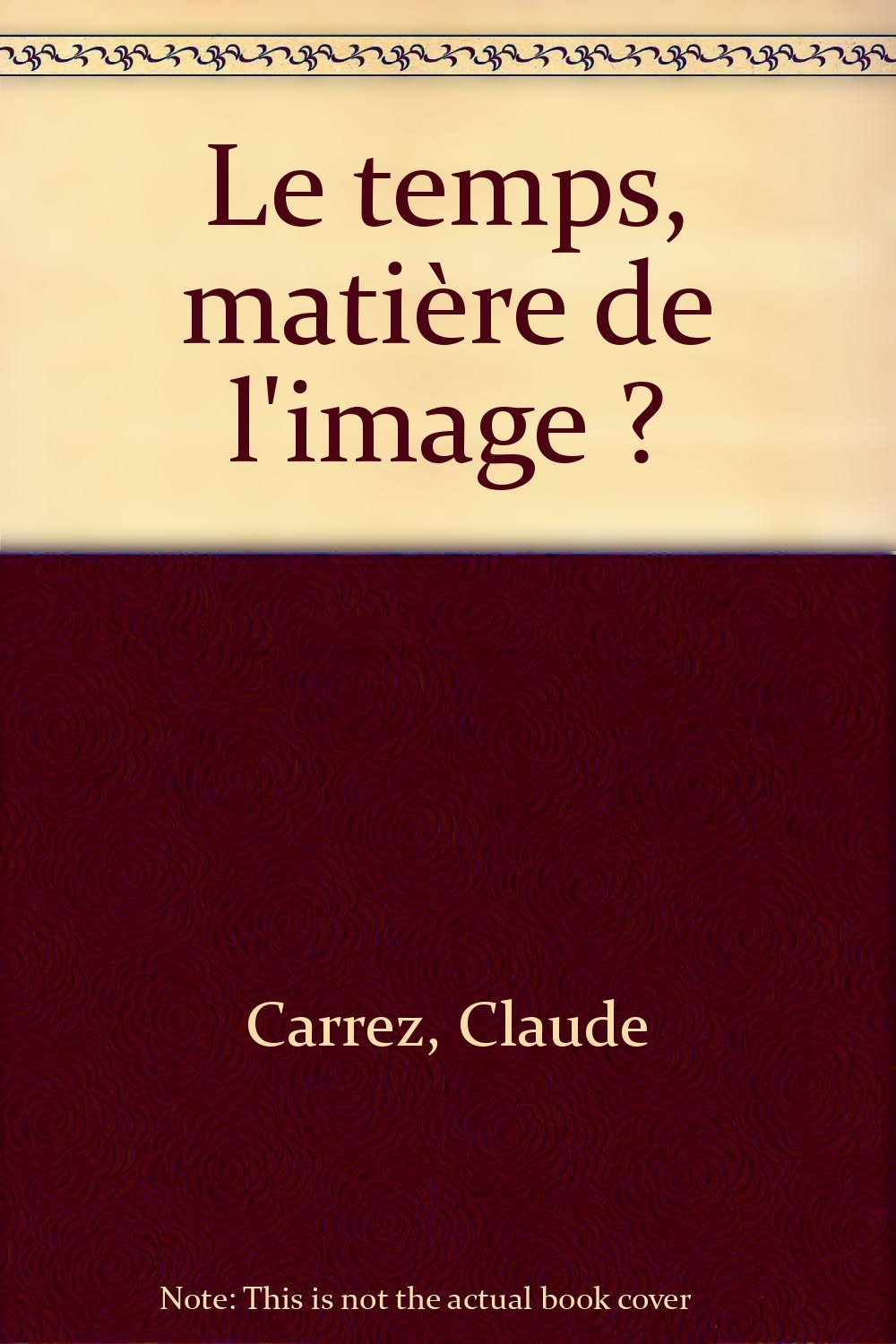 Le temps, matière de l'image ? : traces, impressions et prolongements