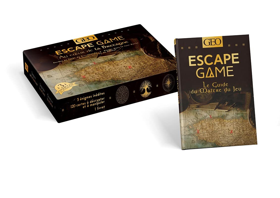 Escape game : au coeur de la Bretagne : perdus en forêt de Brocéliande, échoués sur l'île de Bréhat,