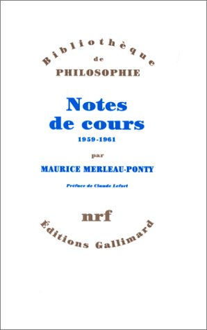 Notes de cours, 1959-1961