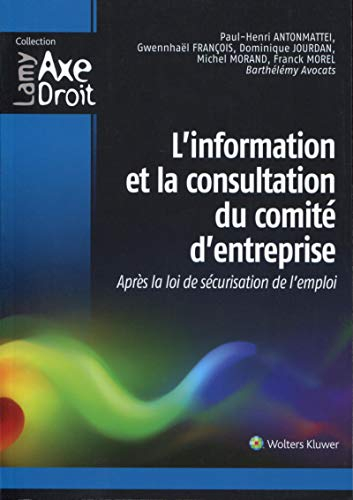 L'information et la consultation du comité d'entreprise : après la loi de sécurisation de l'emploi