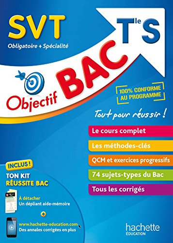 SVT obligatoire + spécialité terminale S