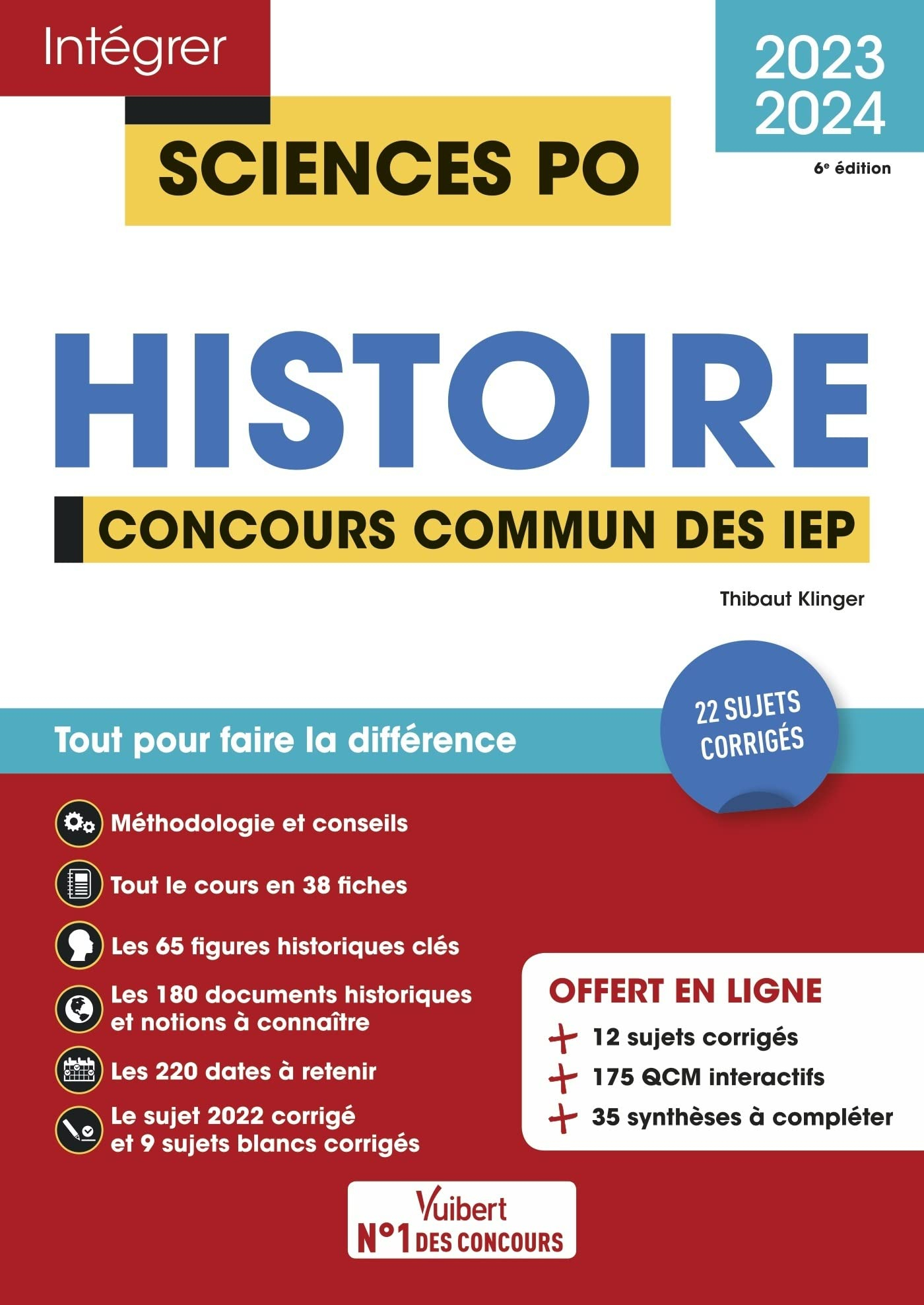 Histoire : concours commun des IEP, 2023-2024