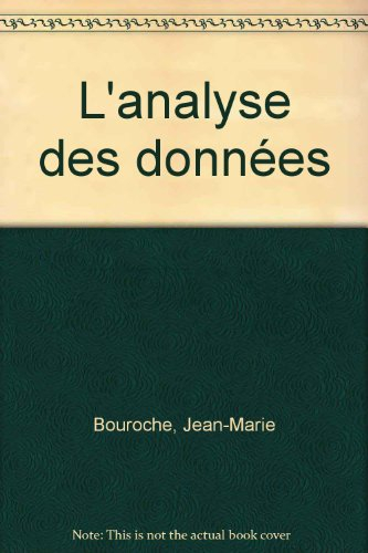 l'analyse des données