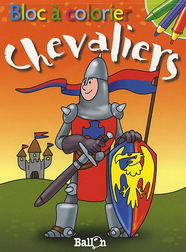 Chevaliers : bloc à colorier