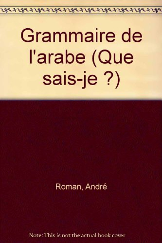 Grammaire de l'arabe