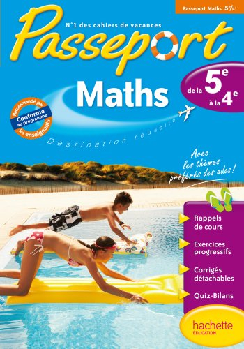 Passeport maths, de la 5e vers la 4e