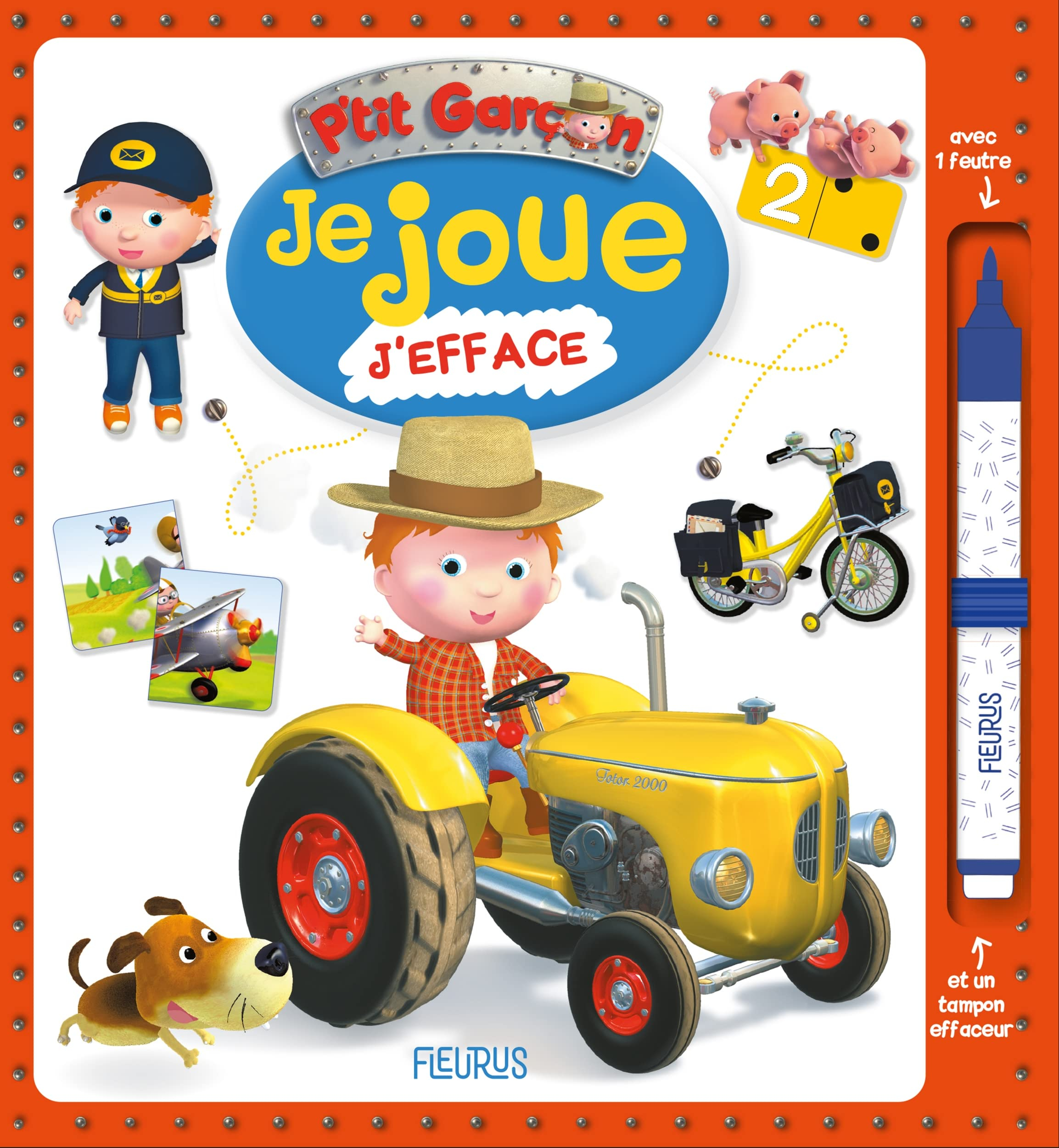 P'tit garçon : tracteur