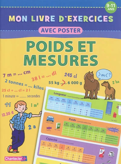 Poids et mesures, 9-11 ans