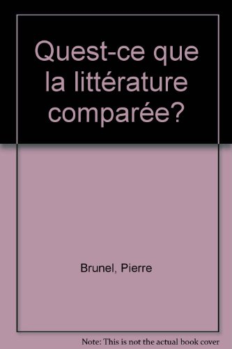 qu'est-ce que la littérature comparée ?